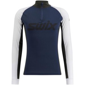 Swix Racex Classic Half Zip M  Dark Navy/Bright White